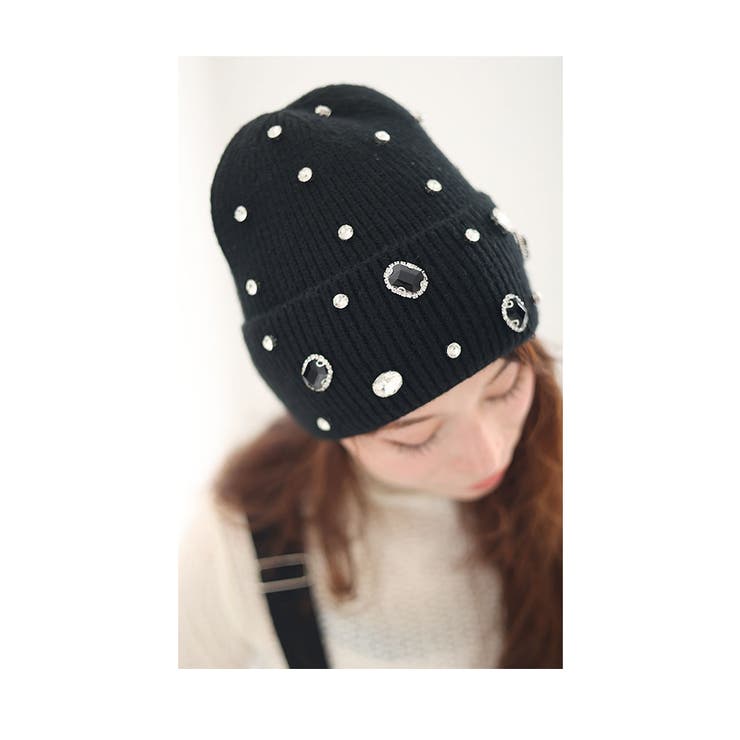 宝石のように煌めく大人のビジュー付きニット帽 レディース ファッション[品番：SLMW0010020]｜Sawa a la mode（サワアラモード  ）のレディースファッション通販｜SHOPLIST（ショップリスト）