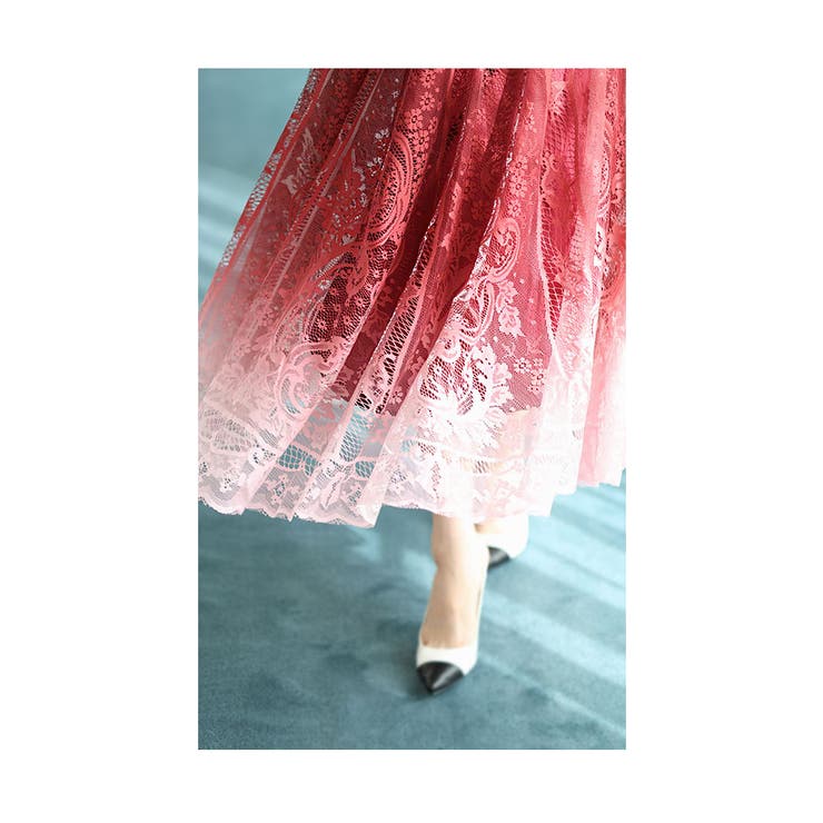 美しいグラデーションに見惚れる美麗レーススカート レディース ファッション | Sawa a la mode | 詳細画像27 