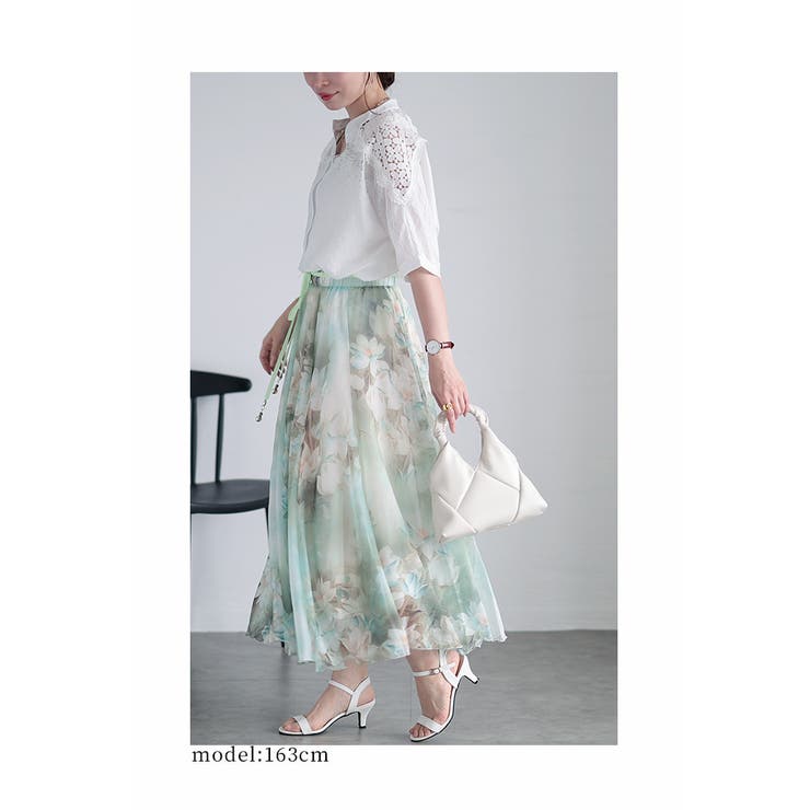 レース×煌き放つ高見えシックなブラウストップス レディース ファッション | Sawa a la mode | 詳細画像19 