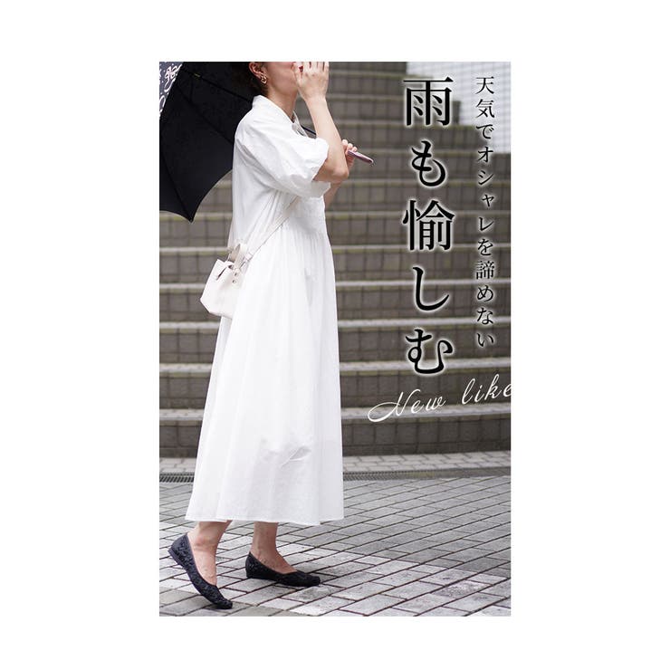 バラ型押しラバーレインシューズ【6月19日20時販売新作】