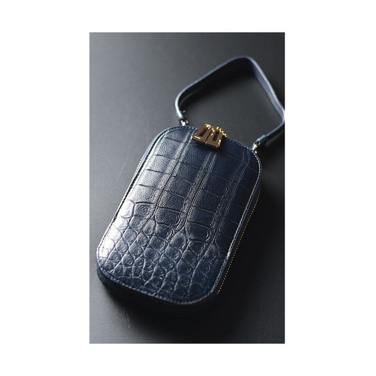 カードスロットホルダー付きクロコ革フォンショルダー レディース ファッション | Sawa a la mode | 詳細画像24 