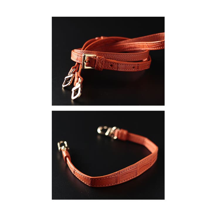 カードスロットホルダー付きクロコ革フォンショルダー レディース ファッション | Sawa a la mode | 詳細画像26 