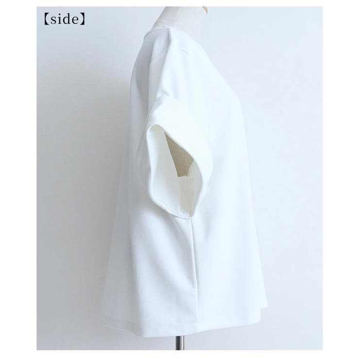 シンプルな折り返しデザインカットソー レディース ファッション | Sawa a la mode | 詳細画像31 