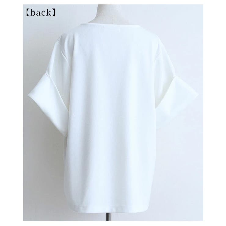 シンプルな折り返しデザインカットソー レディース ファッション | Sawa a la mode | 詳細画像32 
