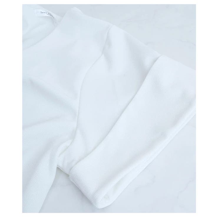 シンプルな折り返しデザインカットソー レディース ファッション | Sawa a la mode | 詳細画像33 