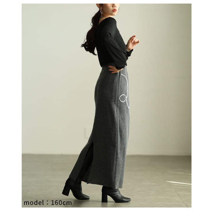 キャッチーな遊び心LOVEニットタトスカート レディース ファッション | Sawa a la mode | 詳細画像12 