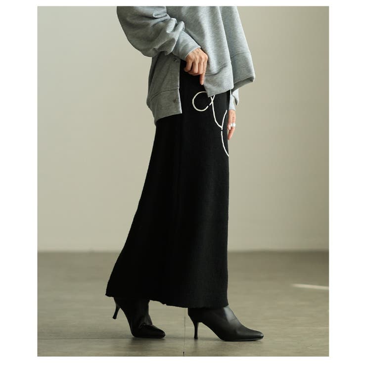 キャッチーな遊び心LOVEニットタトスカート レディース ファッション | Sawa a la mode | 詳細画像18 