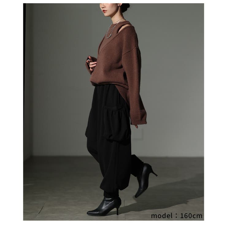 遊び心あるシルエット立体ポケットジョガーパンツ レディース ファッション | Sawa a la mode | 詳細画像20 