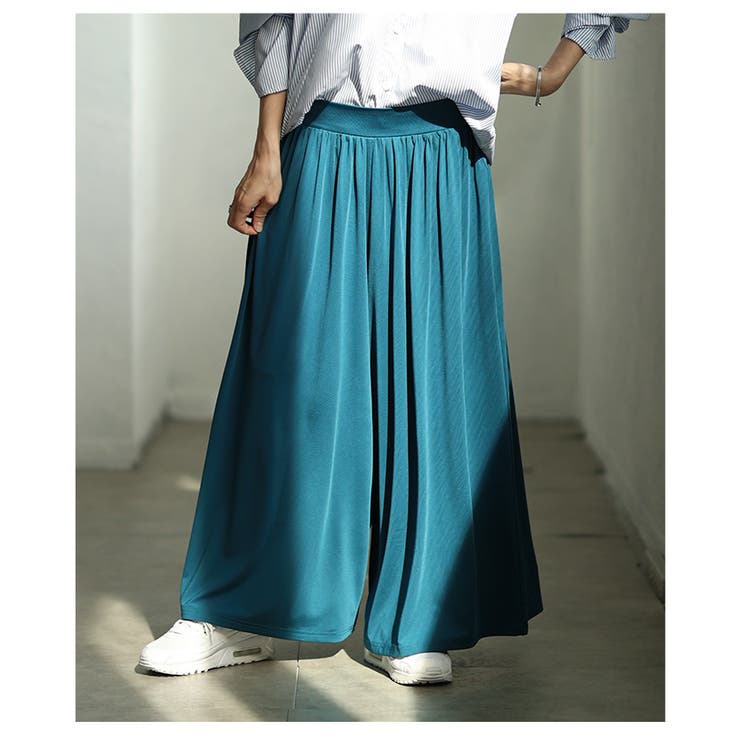 まるでスカートのような美ドレープのとろみガウチョパンツ レディース ファッション | Sawa a la mode | 詳細画像8 