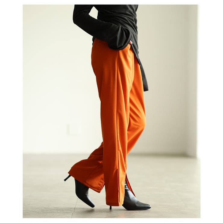 スタイルアップする拘りセンターシーム伸縮パンツ レディース ファッション | Sawa a la mode | 詳細画像4 