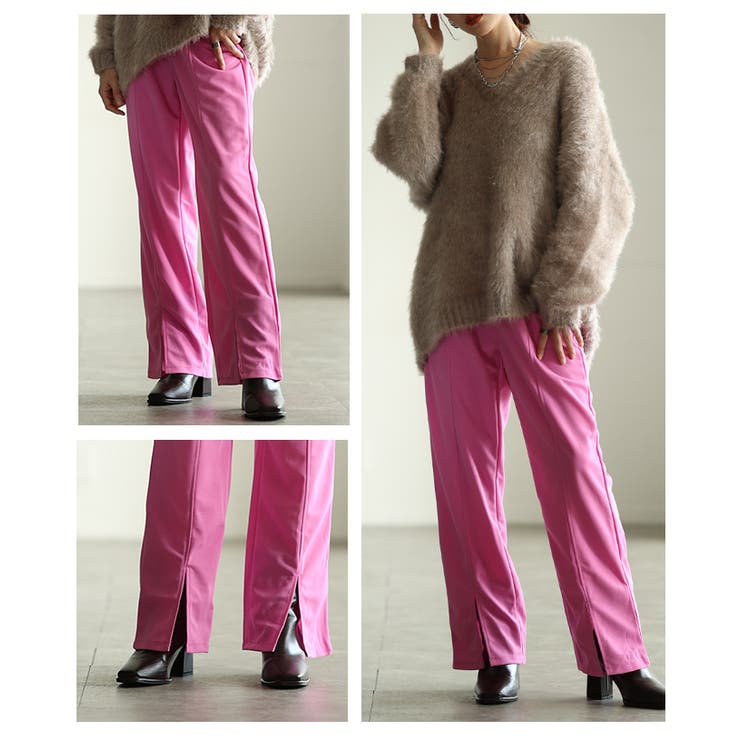 スタイルアップする拘りセンターシーム伸縮パンツ レディース ファッション | Sawa a la mode | 詳細画像17 