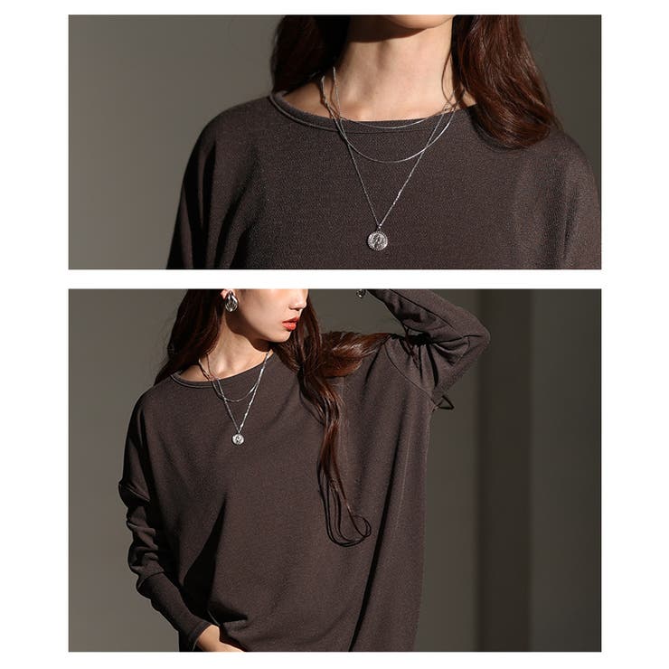 着痩せシルエットに拘ったコクーンカットソー レディース ファッション | Sawa a la mode | 詳細画像5 