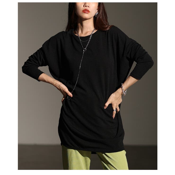 着痩せシルエットに拘ったコクーンカットソー レディース ファッション | Sawa a la mode | 詳細画像23 