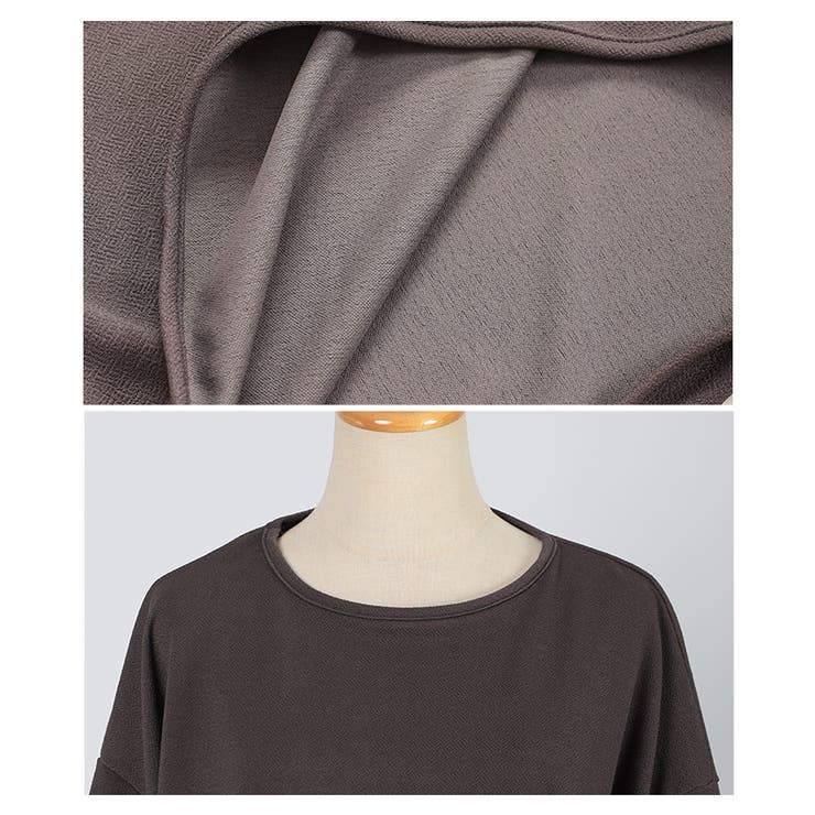 着痩せシルエットに拘ったコクーンカットソー レディース ファッション | Sawa a la mode | 詳細画像24 