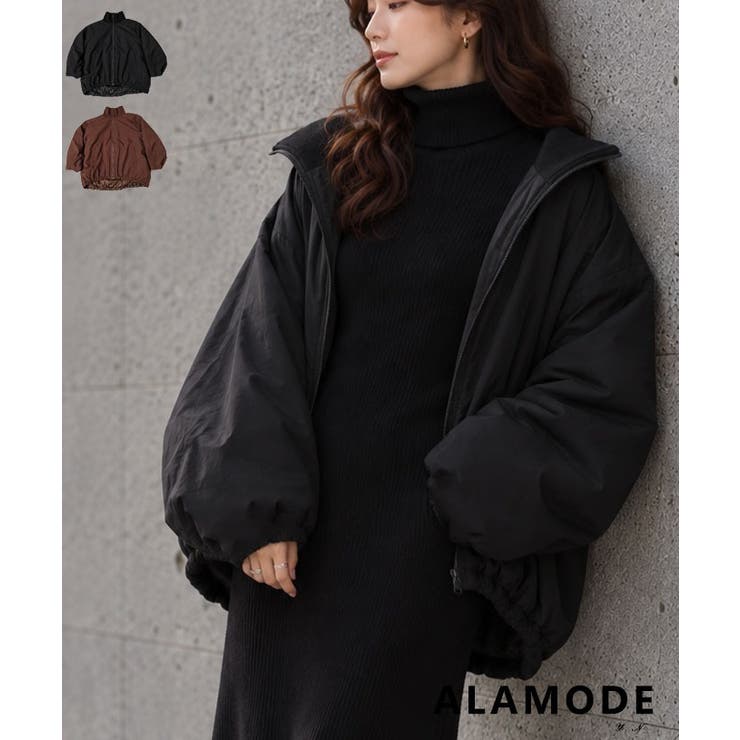 羽織るだけでこなれるビッグシルエット中綿アウター レディース ファッション | Sawa a la mode | 詳細画像1 