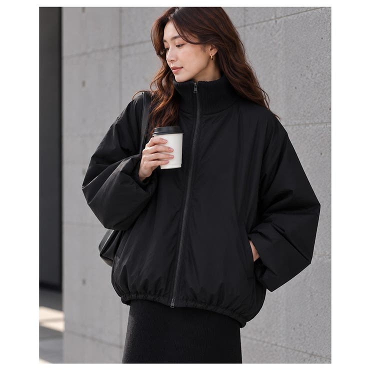 羽織るだけでこなれるビッグシルエット中綿アウター レディース ファッション | Sawa a la mode | 詳細画像9 