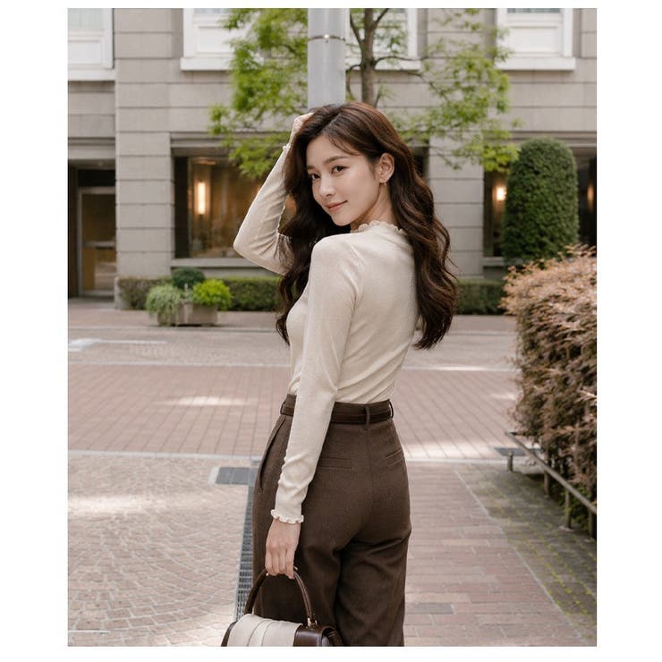 着こなしの幅が広がるメッシュシアートップス レディース ファッション | Sawa a la mode | 詳細画像26 