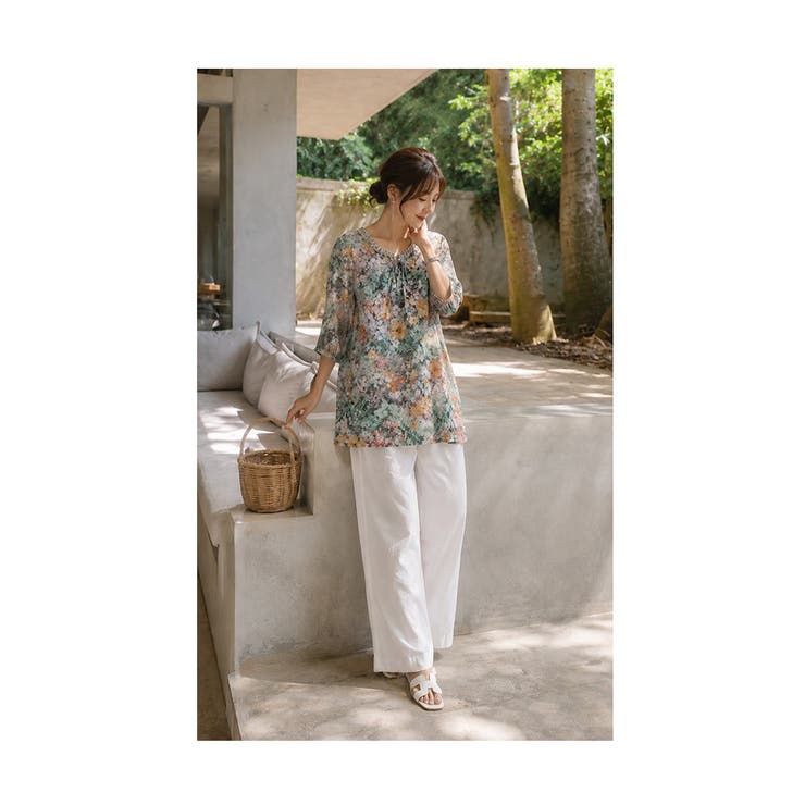 ビジュー煌く上品な大人チュニック レディース ファッション | Sawa a la mode | 詳細画像6 