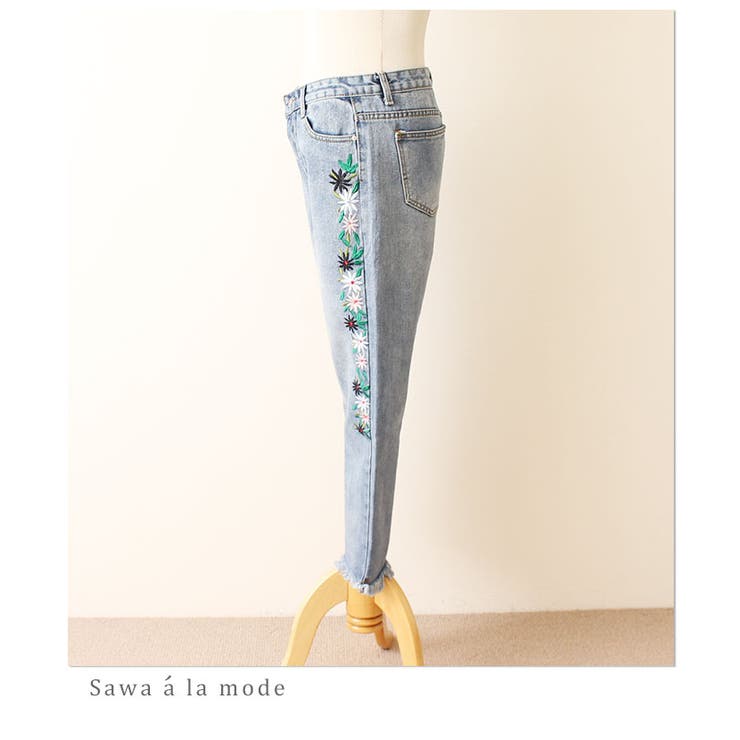 花刺繍とフリンジ可愛いデニムパンツ ボトムス パンツ デニム 品番 Slmw Sawa A La Mode サワアラモード のレディースファッション通販 Shoplist ショップリスト 花刺繍とフリンジ可愛いデニムパンツ ボトムス パンツ デニム 品番 Slmw Sawa A La Mode サワアラモード のレディースファッション通販 Shoplist ショップリスト