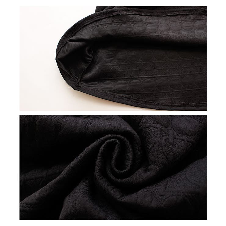 丸模様エンボス加工のハイネックトップス レディース ファッション | Sawa a la mode | 詳細画像17 