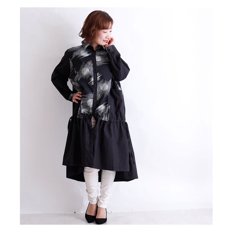 モダン柄シャツロングコットンワンピース レディース ファッション 品番 Slmw Sawa A La Mode サワアラモード の レディースファッション通販 Shoplist ショップリスト