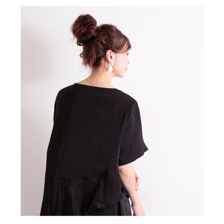 アシンメトリーなレイヤードフレア変形ワンピース ワンピース 黒 品番 Slmw Sawa A La Mode サワアラモード のレディースファッション通販 Shoplist ショップリスト