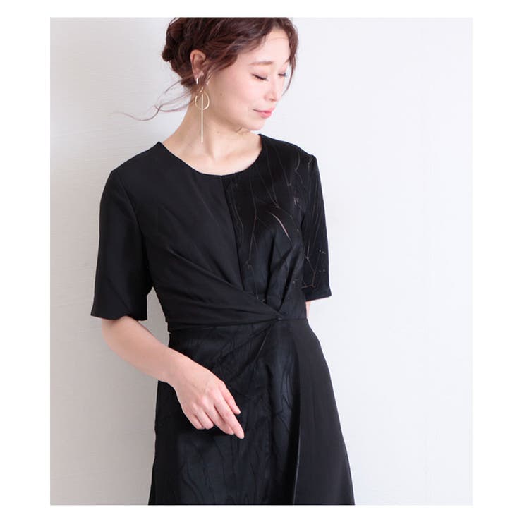 ボタニカルな透かし模様の半袖ワンピース ワンピース レディース 品番 Slmw Sawa A La Mode サワアラモード のレディースファッション通販 Shoplist ショップリスト