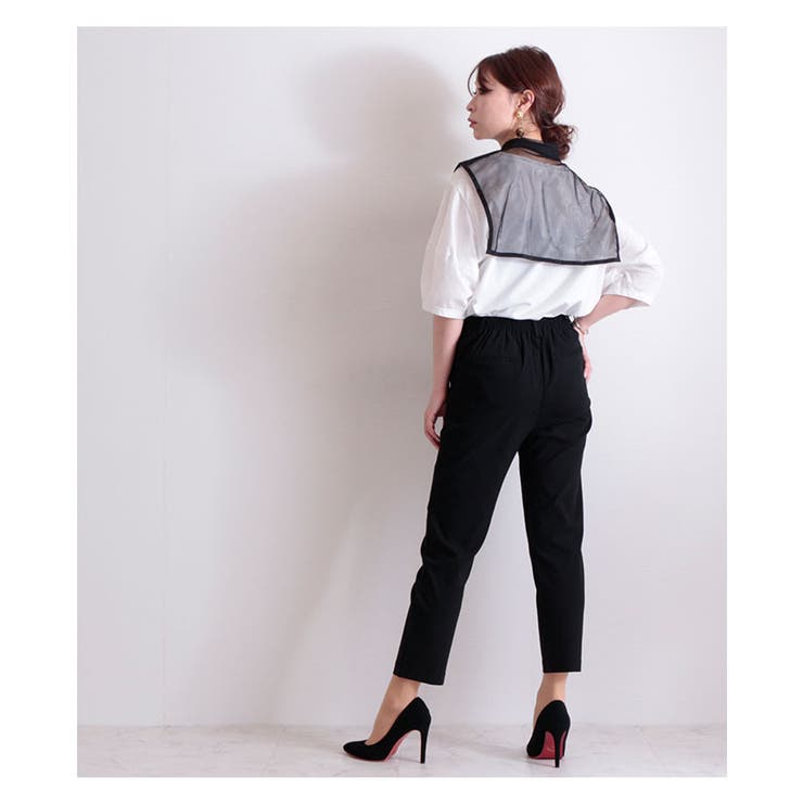 メッシュ付け襟付きシンプルトップス レディース ファッション 品番 Slmw Sawa A La Mode サワアラモード の レディースファッション通販 Shoplist ショップリスト