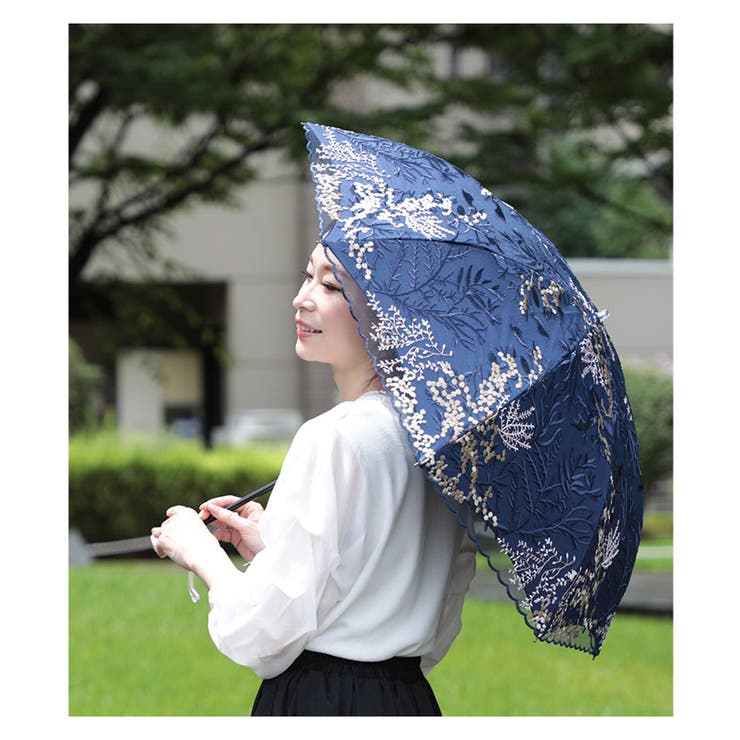 刺繍レースの晴雨兼用折りたたみ日傘 レディース ファッション[品番：SLMW0006648]｜Sawa a la mode（サワアラモード  ）のレディースファッション通販｜SHOPLIST（ショップリスト）