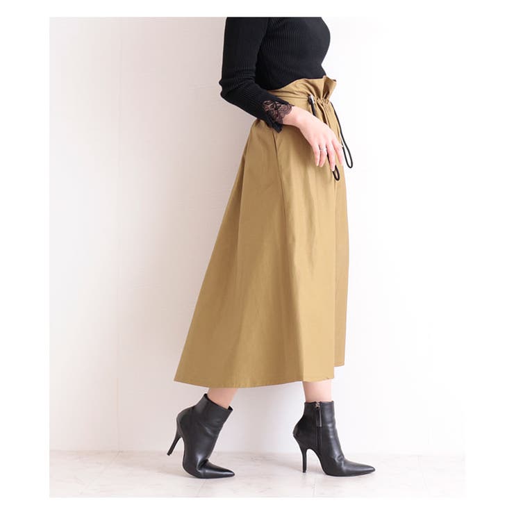 ウエスト絞れるカジュアルなスカート スカート レディース 品番 Slmw Sawa A La Mode サワアラモード のレディースファッション通販 Shoplist ショップリスト