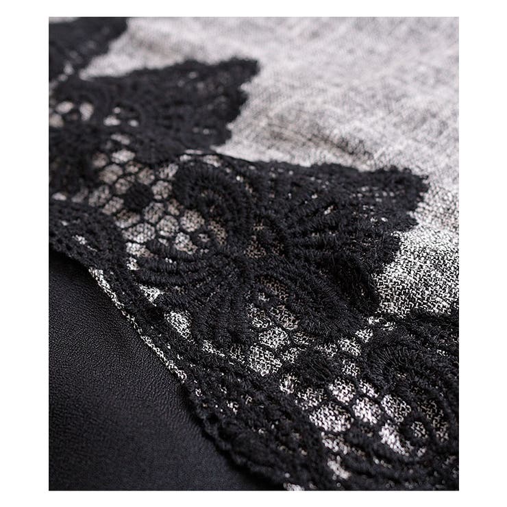 レースあしらう切替ロングワンピース レディース ファッション | Sawa a la mode | 詳細画像5 