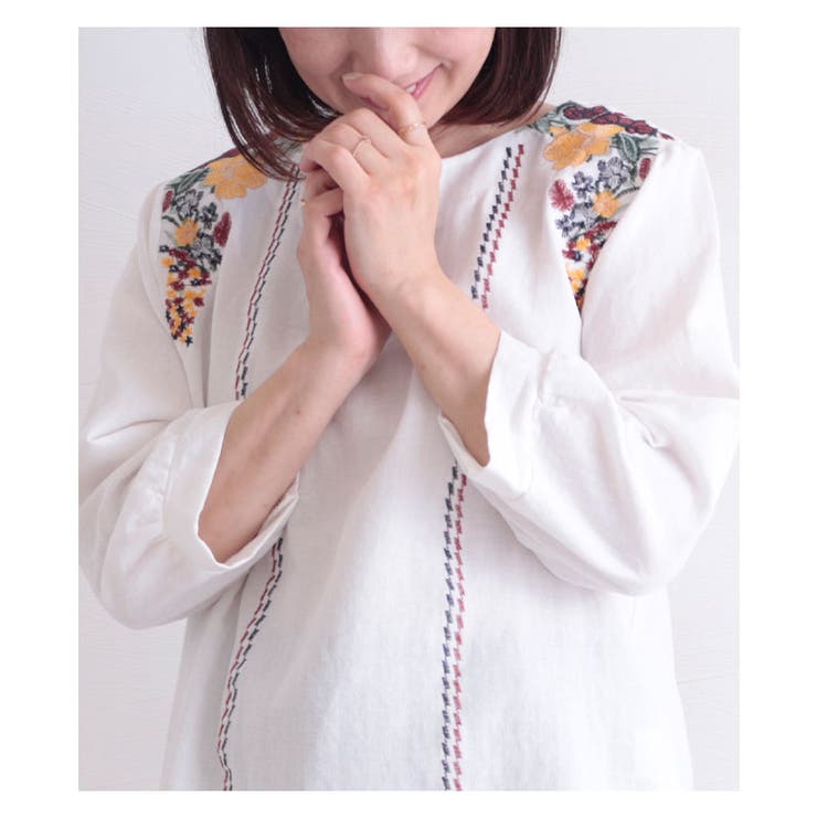 フォークロア調の花刺繍ブラウス レディース ファッション 品番 Slmw Sawa A La Mode サワアラモード のレディース ファッション通販 Shoplist ショップリスト