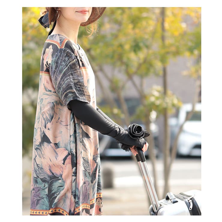 華やかバラの花モチーフのUV対策アームカバー レディース ファッション | Sawa a la mode | 詳細画像25 