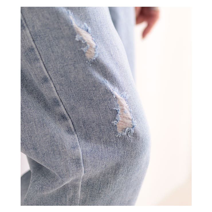 ゆったりシルエットのクロップドデニムパンツ レディース ファッション 品番 Slmw Sawa A La Mode サワアラモード の レディースファッション通販 Shoplist ショップリスト