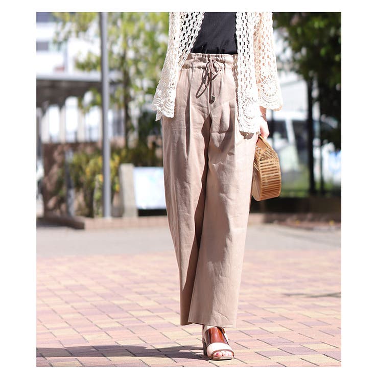 ワイドシルエットのリネンパンツ レディース ファッション 品番 Slmw Sawa A La Mode サワアラモード の レディースファッション通販 Shoplist ショップリスト