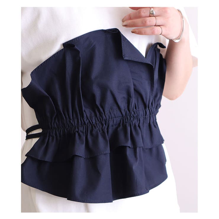 くしゃっと感が可愛いビスチェ風トップス レディース ファッション 品番 Slmw Sawa A La Mode サワアラモード のレディースファッション通販 Shoplist ショップリスト