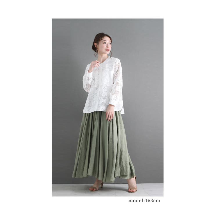 ふんわり袖の透き通る刺繍レーストップス レディース ファッション 品番 Slmw Sawa A La Mode サワアラモード のレディースファッション通販 Shoplist ショップリスト