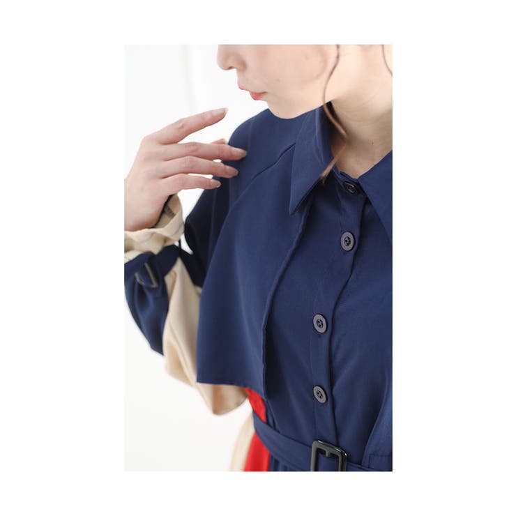 マリン風フレアシャツワンピース レディース ファッション 品番 Slmw Sawa A La Mode サワアラモード の レディースファッション通販 Shoplist ショップリスト