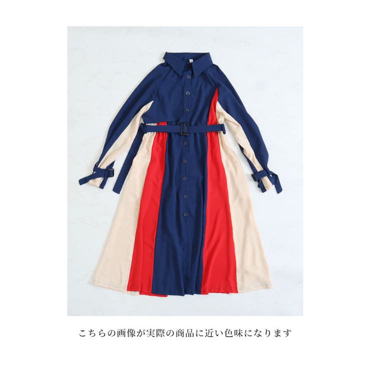 マリン風フレアシャツワンピース レディース ファッション 品番 Slmw Sawa A La Mode サワアラモード の レディースファッション通販 Shoplist ショップリスト