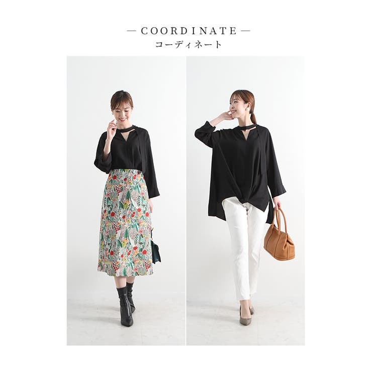 大人上品なデザイン襟のスキッパーブラウス レディース ファッション 品番 Slmw Sawa A La Mode サワアラモード のレディースファッション通販 Shoplist ショップリスト