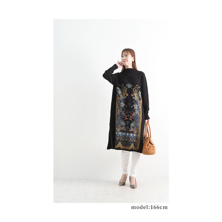 高級感溢れる大人のエレガントなニットワンピース レディース ファッション 品番 Slmw Sawa A La Mode サワアラモード のレディースファッション通販 Shoplist ショップリスト
