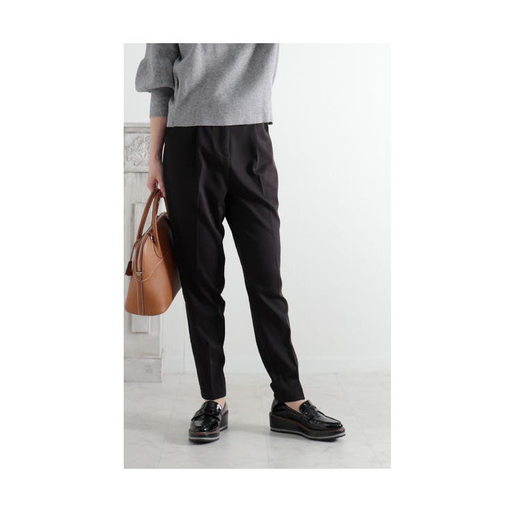 ウエストゴム隠しテーパードパンツ【7月2日20時販売新作】