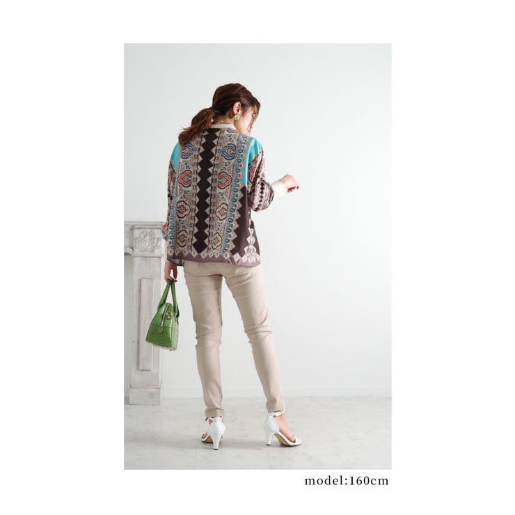 色鮮やかな北欧風オリエンタル柄トップス レディース ファッション 品番 Slmw Sawa A La Mode サワアラモード の レディースファッション通販 Shoplist ショップリスト