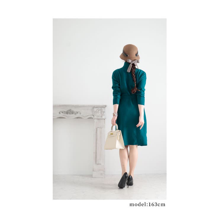 チュールネット付きレトロなリボンウールハット レディース ファッション | Sawa a la mode | 詳細画像11 