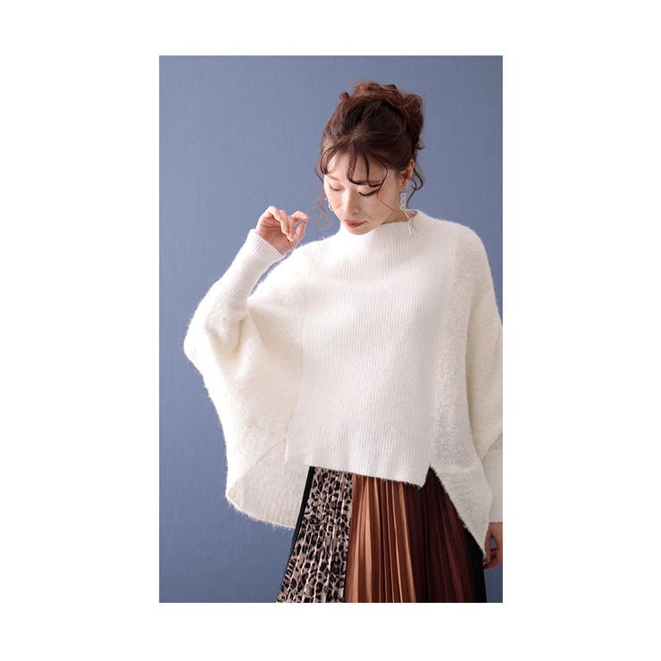 ふわっと浮き上がる雲のようなドルマンニットトップス レディース ファッション | Sawa a la mode | 詳細画像7 