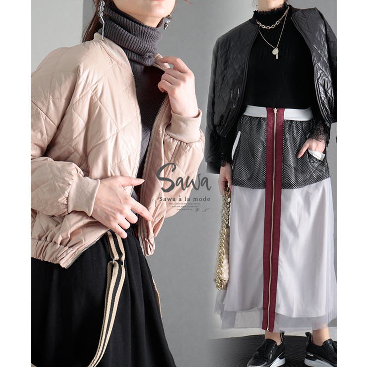 ハンサムカジュアルなナイロンブルゾン レディース アウター 品番 Slmw Sawa A La Mode サワアラモード のレディース ファッション通販 Shoplist ショップリスト
