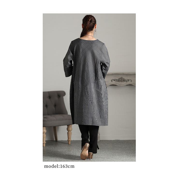 Sawa a la mode レディース ファッション チュニック ワンピース