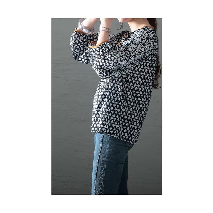 袖を通すだけで着映えるペイズリーブラウス レディース ファッション | Sawa a la mode | 詳細画像16 