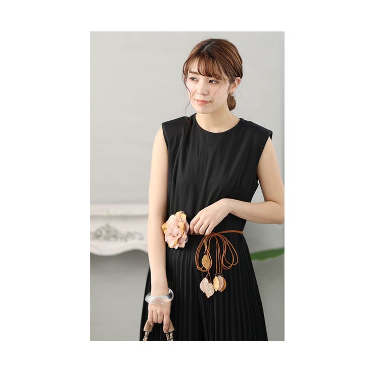 ふわり薔薇が咲く華やかロープベスト【5月10日20時販売新作】