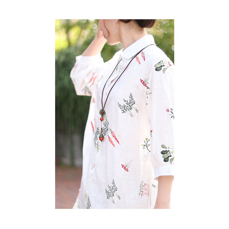 袖あき刺繍SH|ems excite | RETRO GIRL ONLINE STORE レトロ